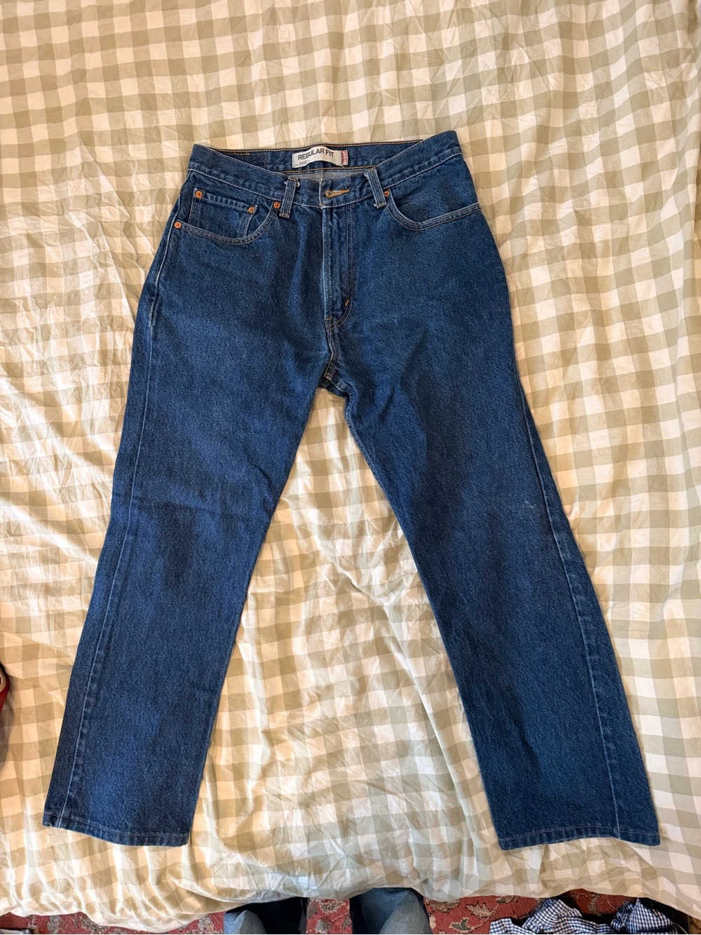 Classic Dark Blue Vintage Levi’s 505s